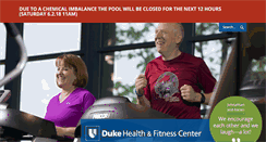 Desktop Screenshot of dukefitness.org