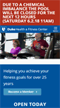 Mobile Screenshot of dukefitness.org